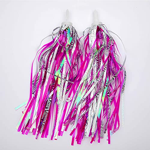 Kids Bicycle Tassel Streamers - Shiny Pink 2pcs