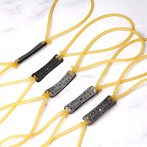 5-Pack Heavy Pull Slingshot Replacement Bands - 14.5 Inch