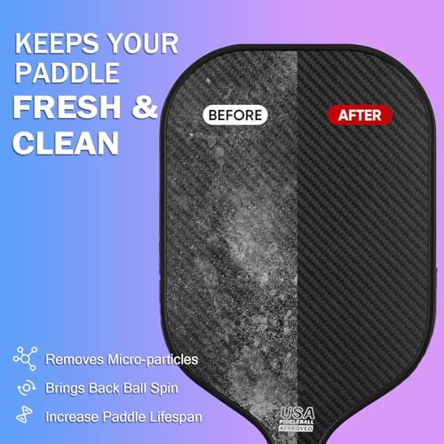 Pickleball Paddle Eraser - 2 Pack Natural Rubber Cleaner