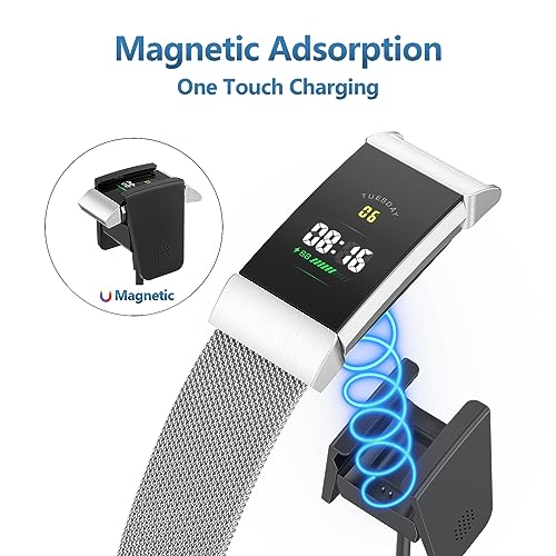Fitbit Charge 2 Replacement USB Charging Cable - 3.3ft (2 Pack)
