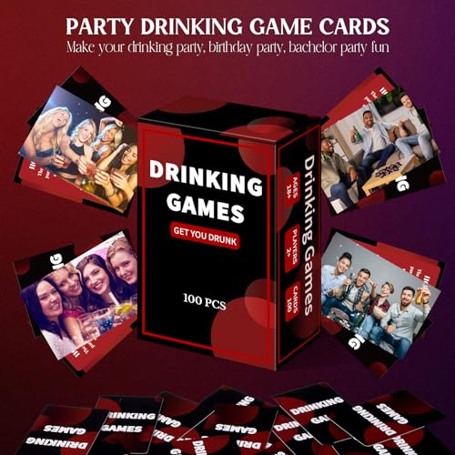 Get You Drunk Card Game - Fun Drinking Challenges for Adults