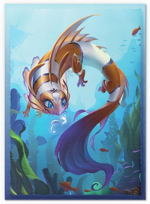 Dragon Shield | Brushed Art Sleeves | Cinderfin | 100 Count - Durable & Smooth TCG Sleeves for Pokémon, Flesh & Blood, One Piece & Magic the Gathering