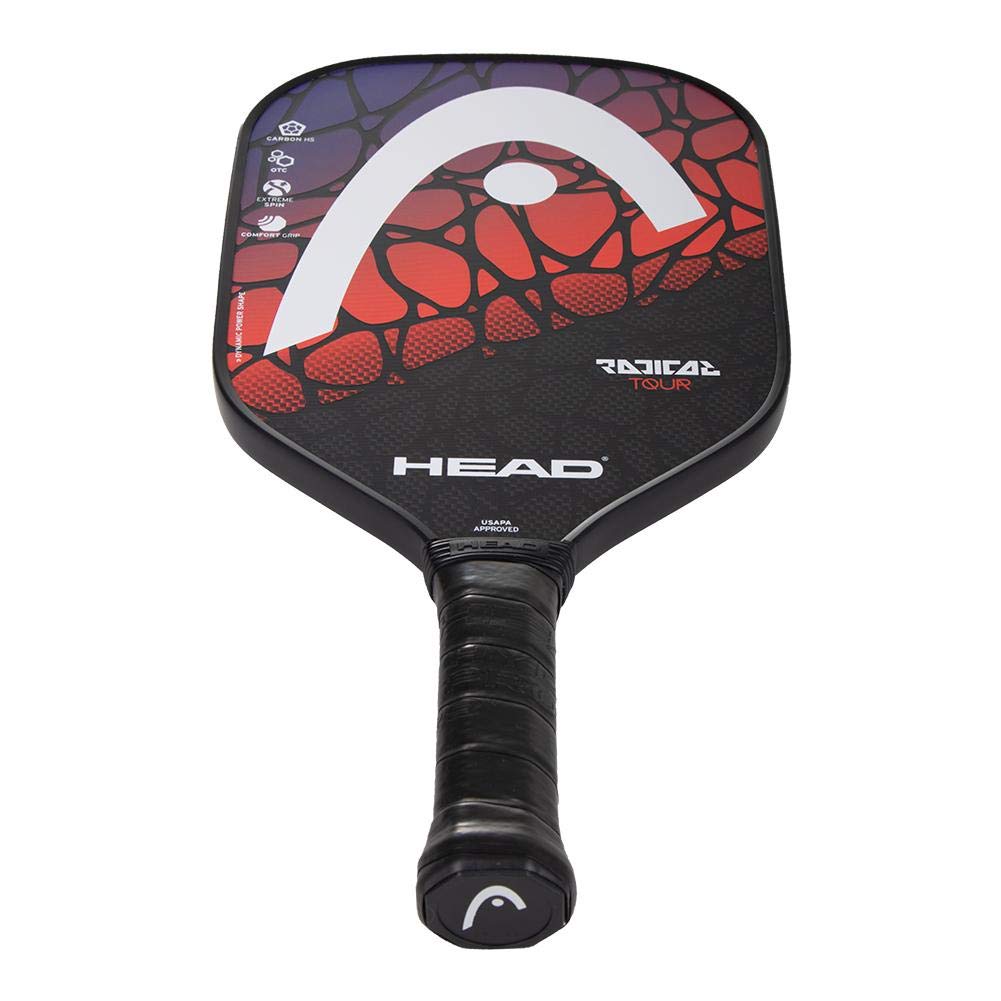 HEAD Graphite Pickleball Paddle - Radical Tour Lightweight Paddle w/Honeycomb Polymer Core & Comfort Grip