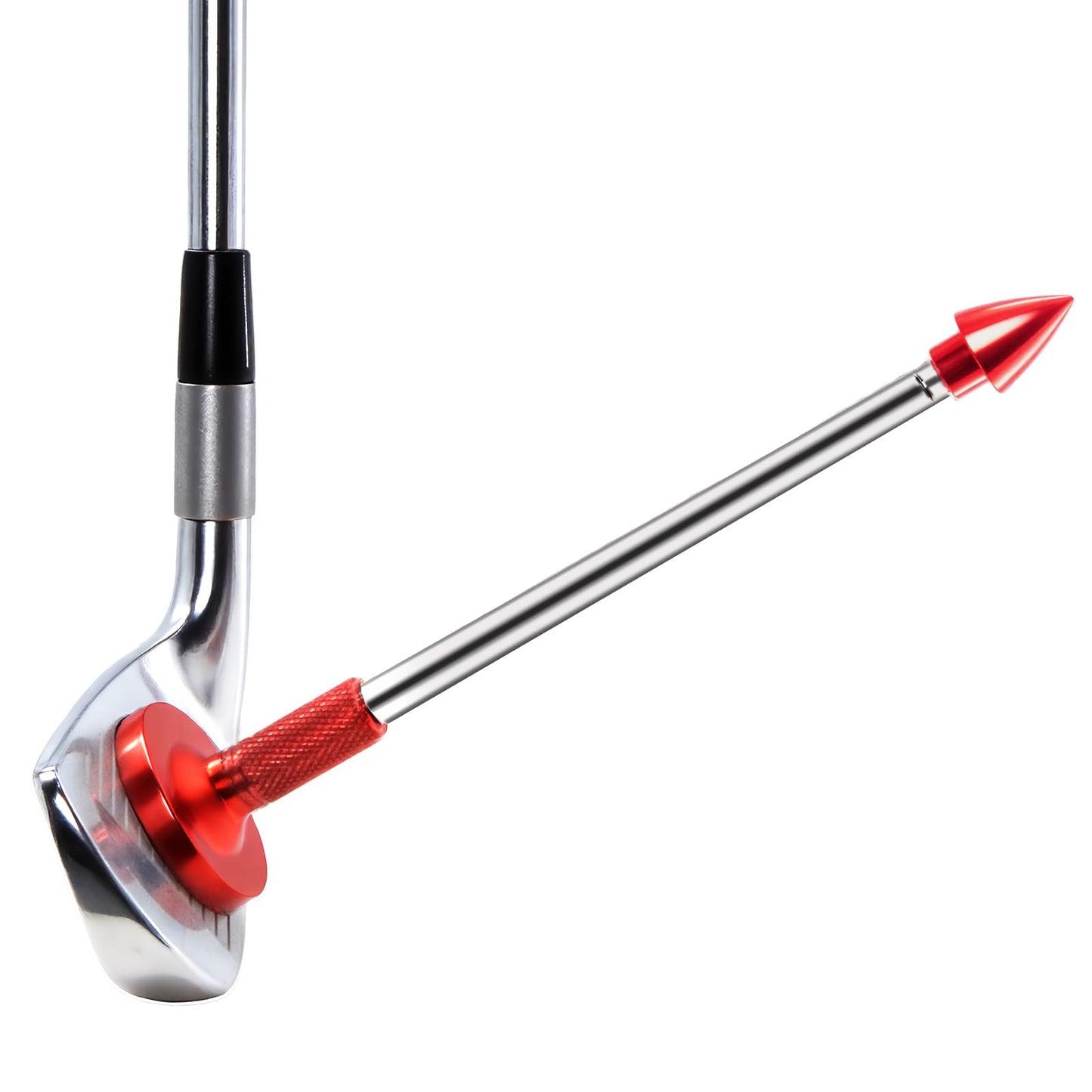 THE GOLFER STORE Golf Alignment Rods, Golf Club Alignment Stick Corrector Magnetic Golf Swing Trainer Aid Help Visualize and Align Your Golf Shot Length Adjustments