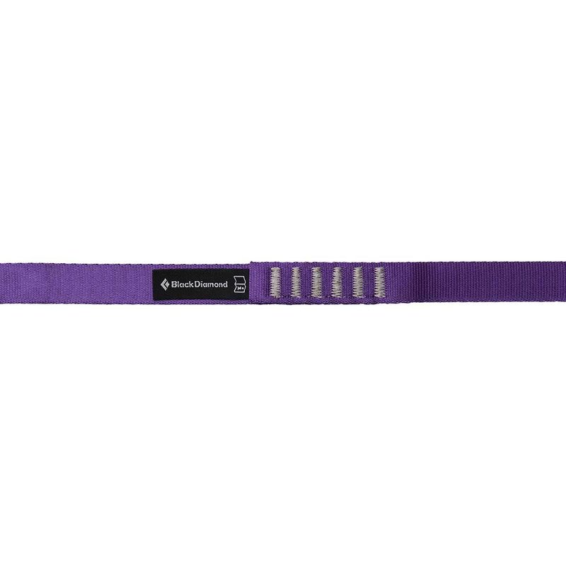 Black Diamond 18mm Nylon Runners | Durable Sewn Rock Climbing Slings | Heavy-Duty Webbing for Trad, Alpine & Ice Climbing Anchors | 240 cm