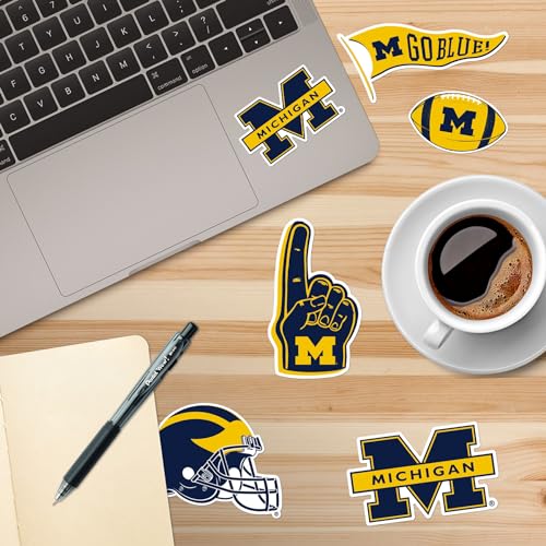 University of Michigan Football Stickers - 50 Vinyl Pack