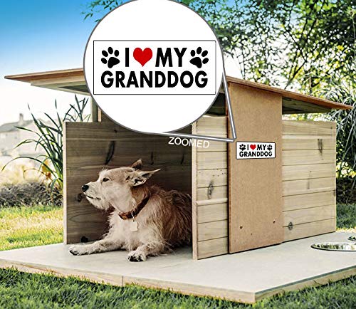 I Love My Granddog Sticker - Durable Waterproof Dog Lover Decal