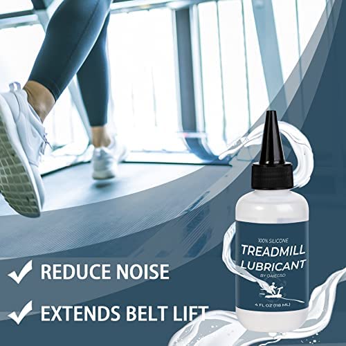 4oz Silicone Treadmill Belt Lubricant - Odorless, Easy Apply