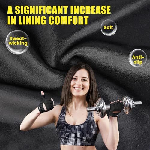 Ventilated Weight Lifting Gloves with Full Palm Protection