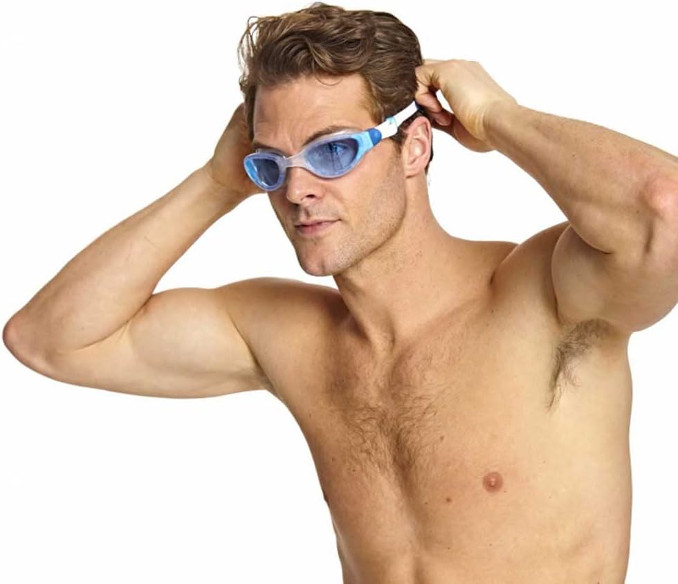 Zoggs Phantom 2.0 Swimming Goggles - Anti-Fog, UV Protection, Wide Vision, Quick-Adjust, No-Leak
