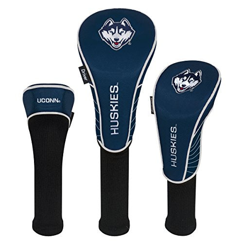 Collegiate Golf Club Headcovers Set - Connecticut Huskies