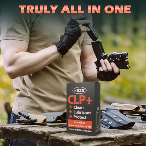 4-in-1 Gun Cleaning Kit with CLP Oil, Sprayer & Precision Oiler