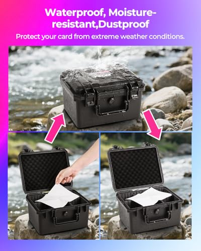 Waterproof Card Storage Case for 220+ Trading Cards