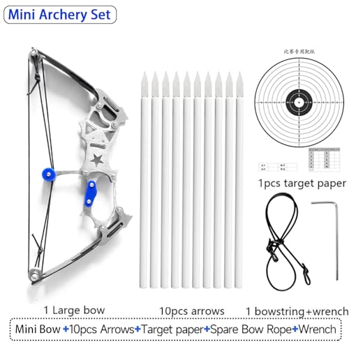 Left & Right Hand Compound Bow Set with 10 Arrows & Target
