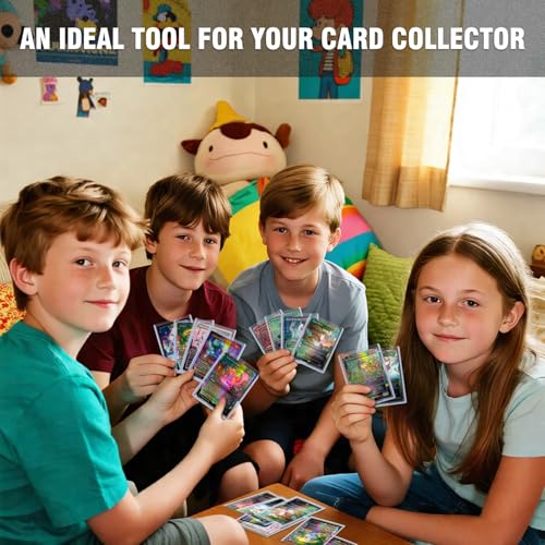 Card Sleeves - 3" x 4" Hard Plastic Protectors for 48 Cards