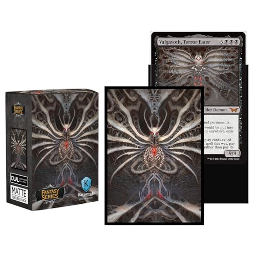 Katomula 100 Pcs MTG Card Sleeves with 100 Pcs Perfect Fit Art Matte Inner Sleeves 66x92mm