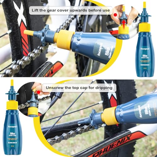 Bike Chain Cleaning Kit - 8 Piece Degreaser, Scrubber & Lube