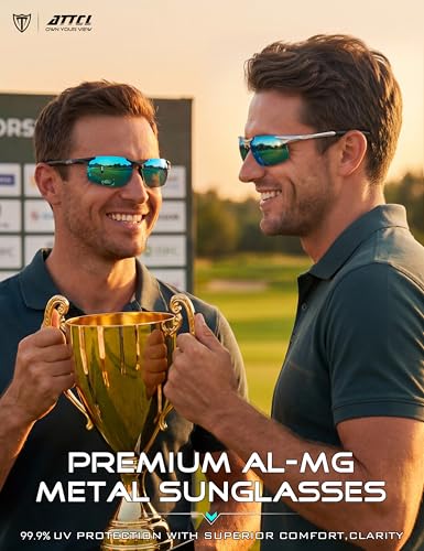 Polarized Sunglasses for Men - Lightweight Anti-Slip Sports Style UV400