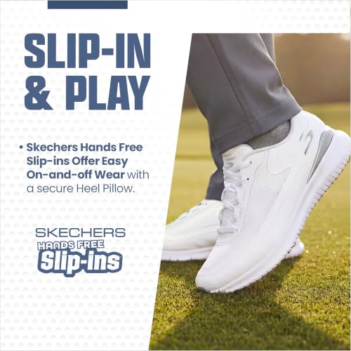 Women's Golf Slip-Ins Shoes with Ultra Flight Cushioning - White/Silver