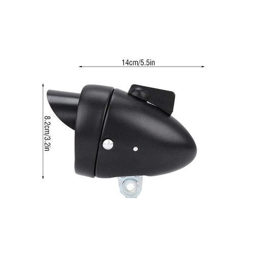 Bike Front Light, Outdoor LED Strong Brightness Retro Type Bike Headlight for Bicycle Night Riding