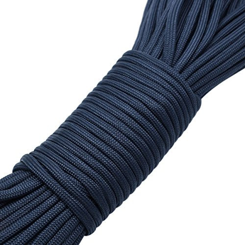 100ft 7-Strand Paracord 550 - 40# Navy Blue