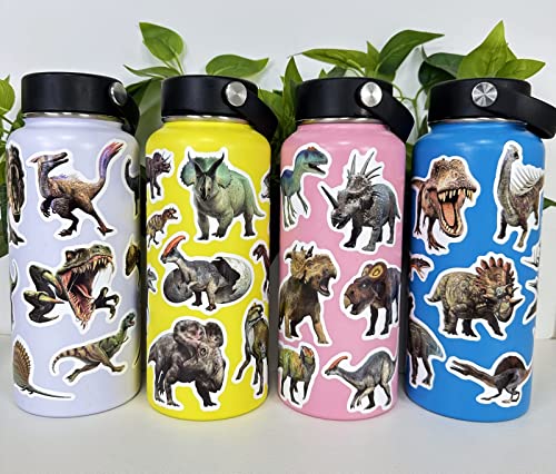Realistic Dinosaur Stickers - 100 Vinyl Stickers for Kids