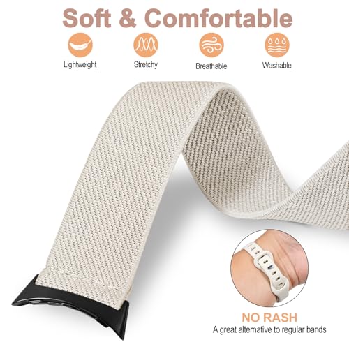 Magnetic Nylon Bands for Google Pixel Watch 3/4 - Apricot