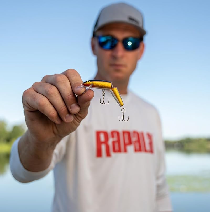 Jointed Minnow Lure - Silver - 2" Fishing Lure for Bass, Pike, Walleye