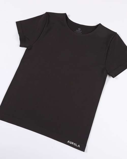 AUROLA Women's Seamless Fitted T-Shirt - Comfortable Athletic Top for Gym Workouts | Short Sleeve