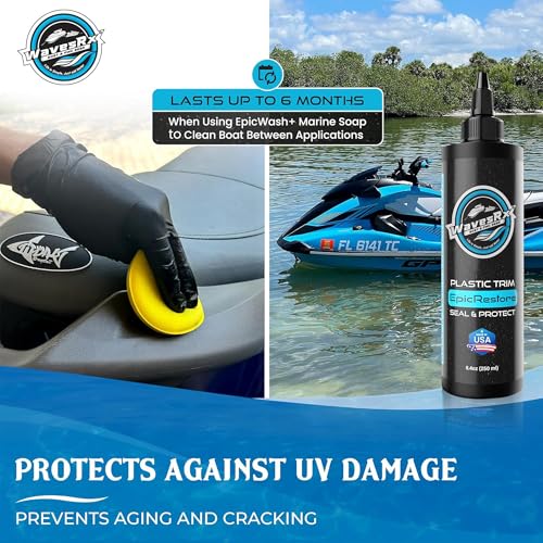 WAVESRX EpicRestore Marine Vinyl & Plastic Restorer with UV Protection - 8.4 fl oz