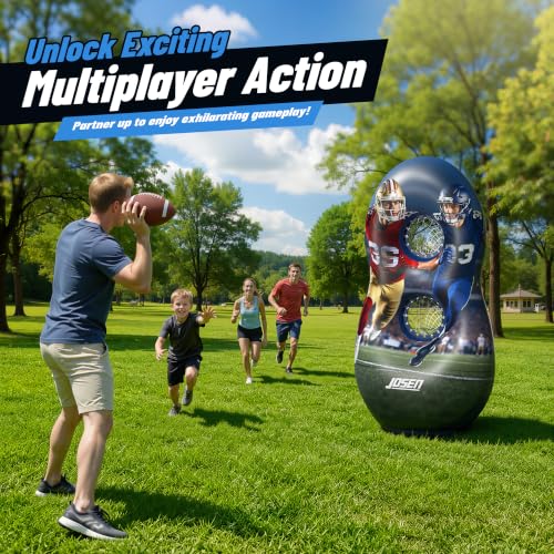 Inflatable Football Target Net Game - Extra Large 63 Inch