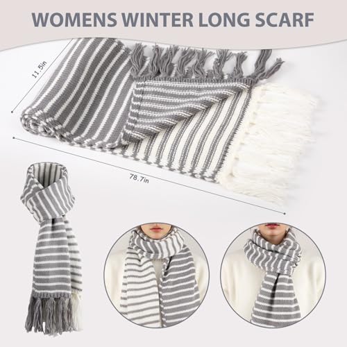 Warm Winter Beanie Hat, Scarf & Gloves Set for Women