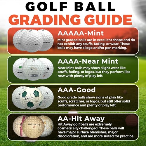 Golf Ball Monkey Recycled Golf Balls for Bridgestone White Mix 50 Pack - Model 3A/Good