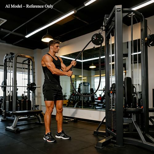 Endless Rope Trainer - Adjustable Resistance Cable Machine for Home Gym