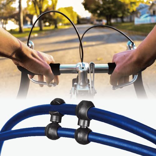 20pcs Bike Brake Cable Clips - S Style Rotating Hooks for MTB