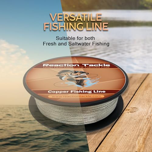 45LB Copper Fishing Line - Trolling Wire, 300ft, Corrosion Resistant, Super Smooth & Thin Diameter