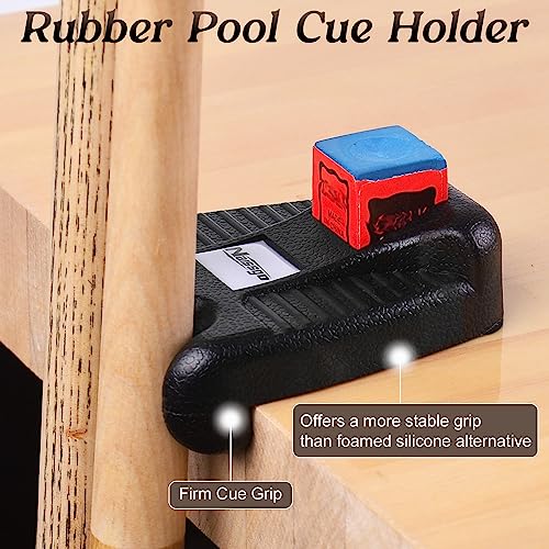 Portable 2-Hole Cue Stick Holder for Billiards