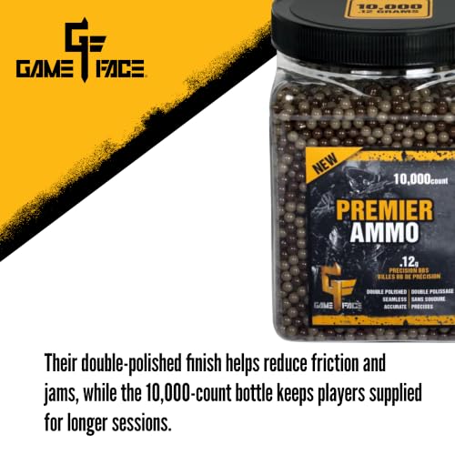 6mm Airsoft BBs - 0.12g, 10,000 Count, Camo Colors