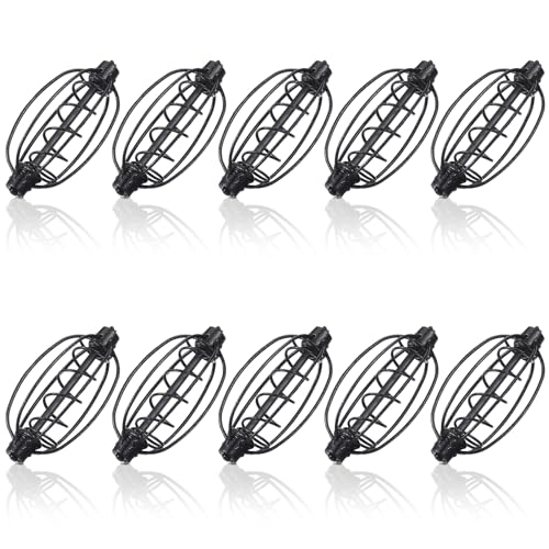 SiliFine 20g Black Method Feeders for Carp Fishing - Pack of 10