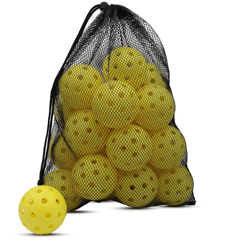 Magicorange Yellow Pickleball Balls 20 Pack – USAPA Approved Outdoor Sports Equipment