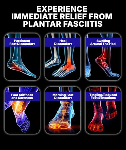 Ankle Compression Sleeve for Plantar Fasciitis Relief - Adjustable Support