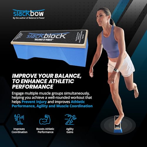 SlackBlock Athletic Balance Trainer – 13" Compact Stability Trainer