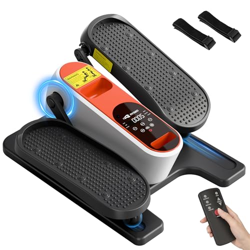 Under Desk Elliptical Machine - Portable Leg Exerciser with 12 Speeds