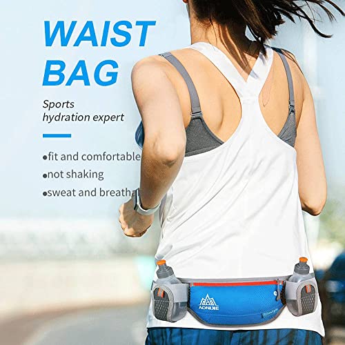 Running Hydration Belt with 2 BPA-Free Water Bottles - Rose
