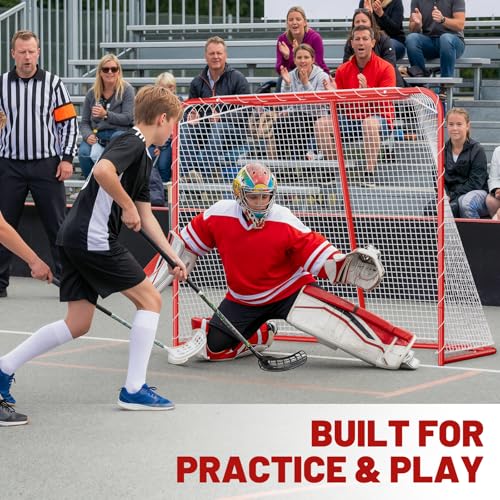 54" Steel Street Hockey Goal for Indoor & Outdoor Training