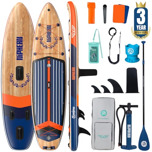 Inflatable Paddle Board for Family - Light Gray, 500lbs Capacity