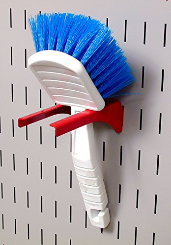 Wall Control KT-400-WRK R Slotted Tool Board Workstation Accessory Kit for Wall Control Pegboard Only, Red