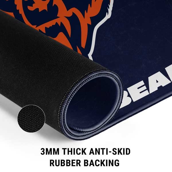 Gaming Mouse Pad - Chicago Bears Design, 12.6" x 11" - Waterproof & Non-Slip