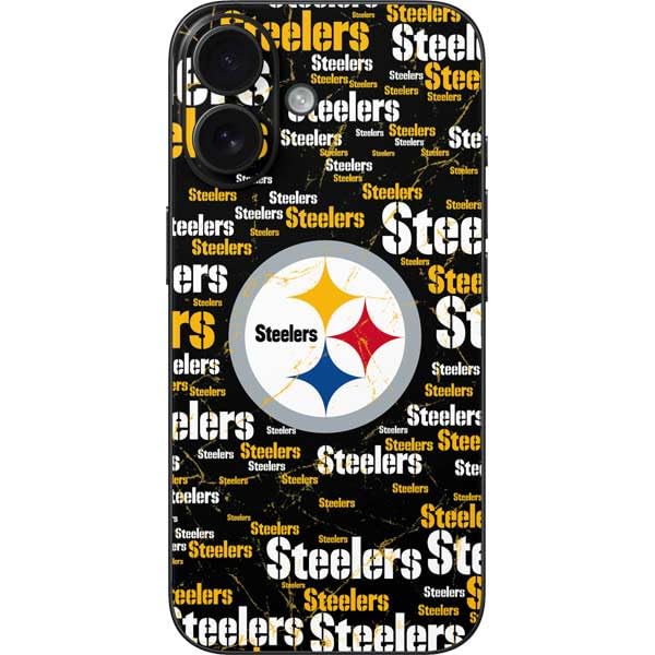 Pittsburgh Steelers iPhone 16 Skin - Glossy Scratch-Resistant Decal