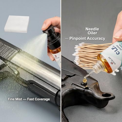 CLP Gun Cleaning Oil 3.7oz - All-in-One Maintenance Kit with Swabs & Wipes